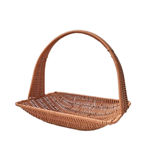 Cesto Portaoggetti in Vimini per <span class=keywords><strong>Bambini</strong></span> con Design Floreale, per Passeggino, Accessori Fotografici e Organizzazione Giocattoli - Product Image 5