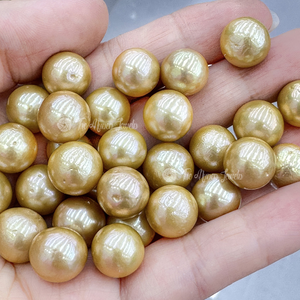 ไข่มุกน้ำจืดแท้ทรงกลมขนาด 11-12 มม. ยี่ห้อ Muses Jewels รุ่นขายดีที่สุด สำหรับงานประดิษฐ์เครื่องประดับ - Product Image 2