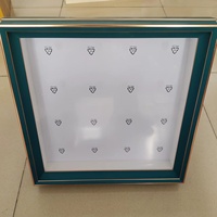 Primavera superventas negro blanco MDF profunda sombra caja marcos 3D caja marco de fotos arte marco de fotos