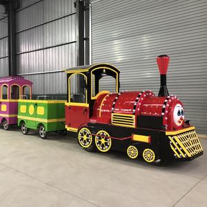 Suministro directo de fábrica Amusement Funfair Rides Tren sin rieles con pilas, <span class=keywords><strong>Thomas</strong></span> Smile Face Train para niños - Product Image 4