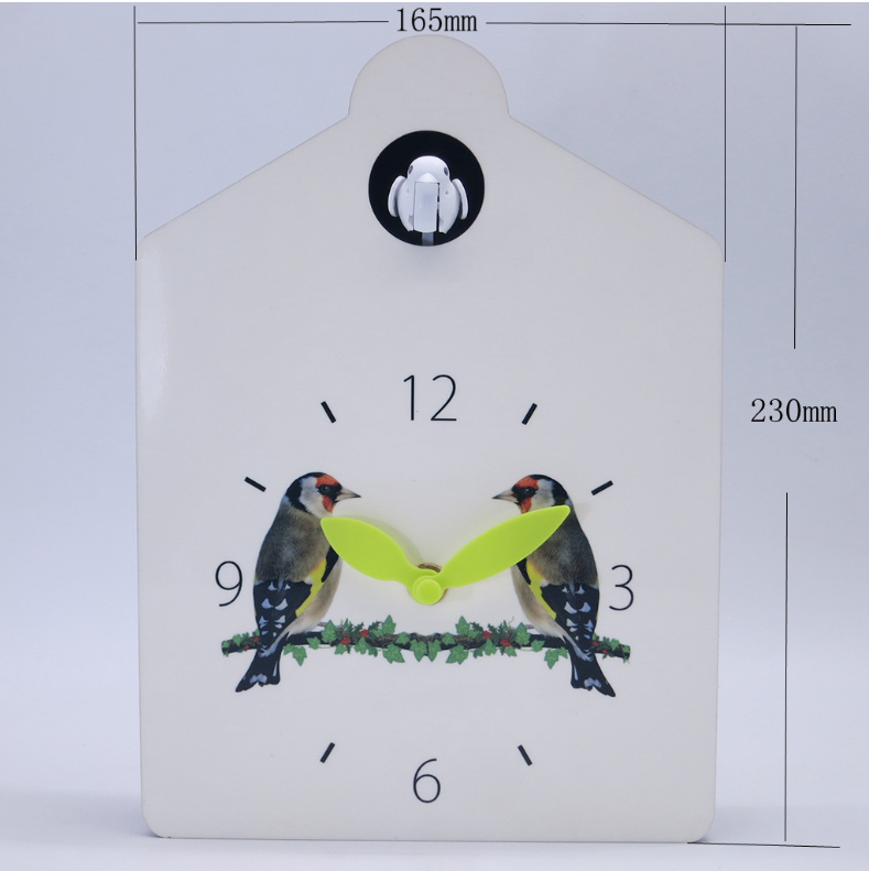 White clock without pendulum