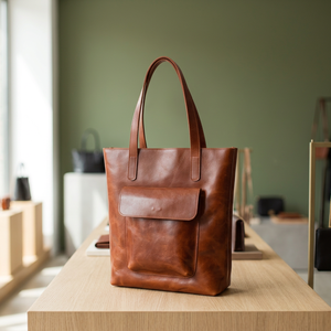Real Animal Hide Genuine Leather Zipper Closure Waterproof Large Capacity Women's Fashion Handbags Eco Friendly Sale - Product Image 1