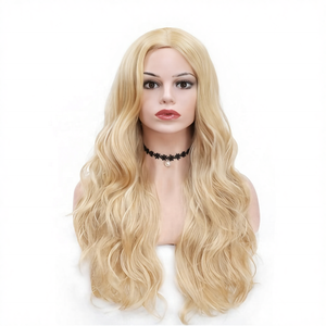 Parrucca UMS Best Seller in Fibra Sintetica Senza Capelli Veri, Senza Pizzo, Doppia Trama a Macchina, Anti-Crespo, Su Misura, per Uso Quotidiano Femminile, Offerta Speciale - Product Image 3