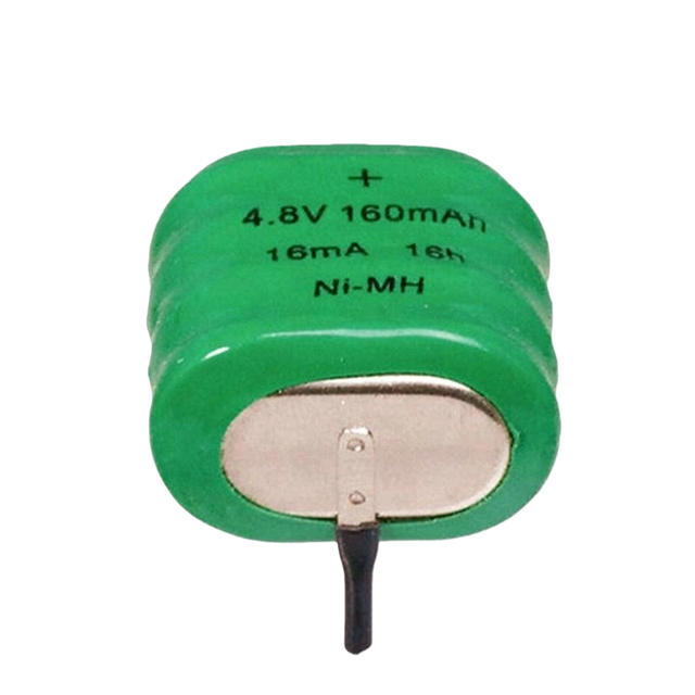 Wholesale OEM ODM LithoTop Model 120H Button Coin Battery Pack 4S 4.8V 160mAh Ni-MH Rechargeable Li-MnO2 Cell Built-in PCM