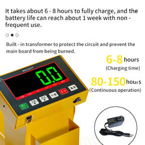 Электронные весы-подъемник для поддонов 3т (3000 кг) с интегрированным гидравлическим насосом и ручным управлением - Product Image 5