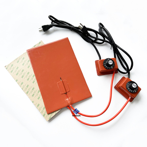 12V 24V 48V 220V công nghiệp 3D máy in nước nóng giường linh hoạt Silicone nóng Mat/<span class=keywords><strong>Pad</strong></span> cho máy ép nhiệt - Product Image 5