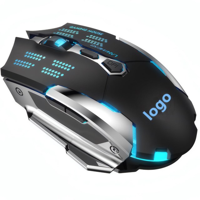Wholesale High-quality KW-X8 Wired USB Interface Battery Powered Black/White Game Configuration Plastic Laser Gaming Mouse