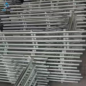 Q235 Tuyau en acier galvanisé Cadre de construction mobile standard italien Échafaudage Façade extérieure en acier à cadre en H - Product Image 3