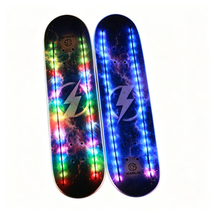 KAELIS Tabla de Skate Eléctrica con Luces LED, Tema Espacial, Madera de Arce, Moda, Actividad al Aire Libre, Paquete de 2 - Product Image 3