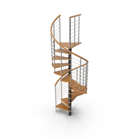 Kit d'escalier en spirale préfabriqué en métal pour économiser de l'espace en intérieur