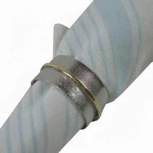 Rond de serviette en métal pour décoration de table à manger fête de mariage et hôtels conception de vaisselle porte-serviettes conceptions tendances - Product Image 1