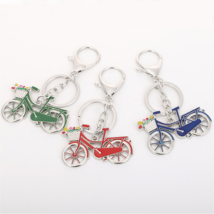 Llavero de Metal creativo de aleación de Zinc para bicicleta, llavero de dibujos animados, regalos de negocios impresos compensados para hombres y mujeres - Product Image 3