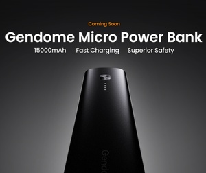Gendome Micro 30 Portable Power Bank 15000mAh LiFePO4 Battery QC3.0 PD3.0 22.5W USB-C Fast Charging Built-in <strong>Cable</strong> - Product Image 6