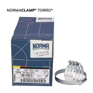 Soporte de tornillo de extensión asimétrico Unidad de tornillo sin fin Metal Chapado en zinc Abrazaderas de tubo de manguera Tamaños - Product Image 5