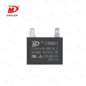 <span class=keywords><strong>Cbb61</strong></span> <span class=keywords><strong>5uF</strong></span> 6UF 450vac động cơ quạt tụ 40/85/21 50/60Hz Tụ Điện Quạt cho AC sử dụng - Product Image 4