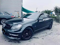Pare-chocs de voiture pour Mercedes Benz Classe C W204 11-14 C260 C200 C300, pare-chocs avant modifié C63 AMG avec kit de modification de calandre