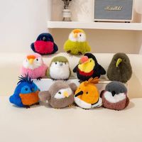 Jouet en peluche en gros : perroquet cajou et hibou, jouet de poche, jouet en peluche kiwi pour enfants, perroquet pour bureau