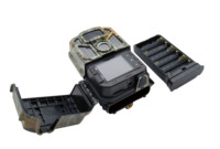 Caméra de chasse extérieure 4K 64MP avec capteur CMOS, étanche IP66, vision nocturne 20m, déclenchement rapide 0,2s et 940nm sans flash, batterie 6AA