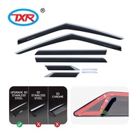 Accessoires extérieurs Auto visières de pluie déflecteur pièces de voiture visières de ventilation de fenêtre pour MITSUBISHI Outlander