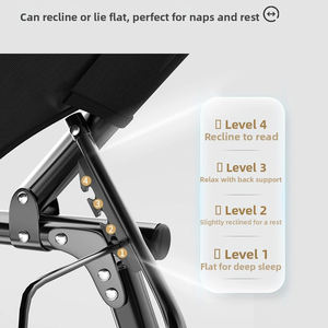 E-RIKE Ultralicht Opvouwbaar Bed Bed Bed Staal Zware Slaapkamer Kantoor Verstelbare Hoogte Slaapbedje - Product Image 3