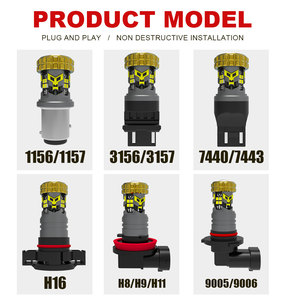 Nouveau phare antibrouillard H16/9005/H11-15SMD CSP2020 - Product Image 4