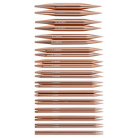 Aiguille à tricoter en aluminium de haute qualité, luxe léger, verte, interchangeable, amovible et recyclable, aiguille à tricoter longue