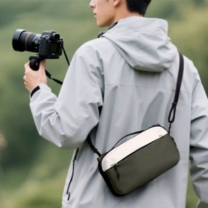 Large Capacity Casual Travel Backpack Multi Functional Storage Bag Unisex Crossbody Bag Solid Color Detachable Strap - Product Image 3