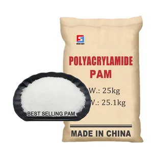 Pengolahan air pembuat flokulant pam harga rendah APAM CPAM NPAM anionic polimer kationik bubuk polimer polyacrylamide