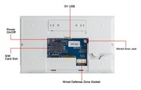 Tuya Système d'alarme intelligent Sécurité à domicile WIFI 4G GSM Écran tactile Hub Kit sans fil avec caméra Sirène solaire Capteur de mouvement de porte