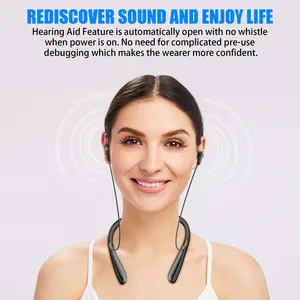 8-Kanal-Hörgeräte gute Qualität Senioren Verlust Hörgerät um Hals Ohr gerät digitales wiederauf lad bares Hörgerät