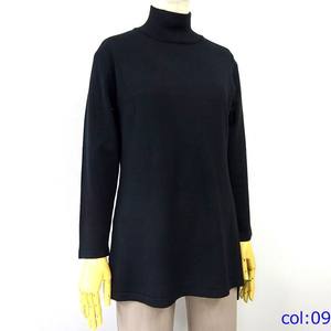 Haute jauge mince tricot rayonne extensible longue longueur col haut hiver chandails en gros concepteur - Product Image 4