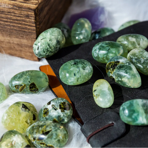 Offre Spéciale : <span class=keywords><strong>Pierre</strong></span> de Poche en Quartz Préhnite Naturelle Roulée de Haute Qualité pour la Guérison, Idéale comme Cadeau - Product Image 2