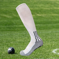 Chaussettes de football personnalisées antidérapantes, chaussettes de football antidérapantes, chaussettes de sport hautes jusqu'au genou, chaussettes d'entraînement antidérapantes, chaussettes de football d'équipe