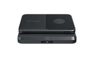 Venta caliente Compatible con <span class=keywords><strong>Samsung</strong></span> 3IN1 <span class=keywords><strong>Cargador</strong></span> inalámbrico plegable - Product Image 2