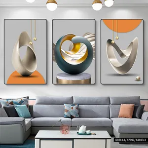 Nordic Restaurant Bedroom Decoration Still Life Crystal Porcelain Abstract Wall Art PVC Frame Painting