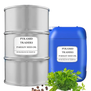Venta al por mayor personalizable calidad superior grado terapéutico 25kg Petroselinum sativum aceite de semilla aceite esencial para mascotas - Product Image 1