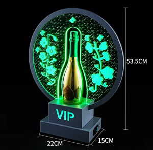 Étagère <span class=keywords><strong>de</strong></span> présentation <span class=keywords><strong>de</strong></span> vêtements KTV à fleurs lumineuses, présentoir <span class=keywords><strong>de</strong></span> bouteilles en fleurs <span class=keywords><strong>de</strong></span> prunier, métal antirouille, écologique, montage facile pour discothèque - Product Image 5