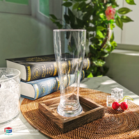 500ml Verre à bière Transparent Polycarbonate Verre à bière Bar Hôtel Restaurant Verre à bière