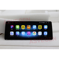 Layar Radio Mobil Android Universal 12.3 inci Gaya Mercedes Benz, Bingkai Aluminium Alloy Perak 2400*900, Pemutar Video Radio Mobil, 23 Tema UI