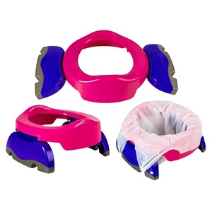 Baby Travel Foldable Potty Chair 2 in 1 Seat Kids Comfortable Portable Toilet Assistant Eco-friendly Stool PP Plastic portable
