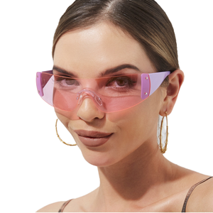 แว่นกันแดดแฟชั่นไร้กรอบ Duchi FJ3553 UV400 ดีไซน์ทันสมัยสำหรับผู้หญิงและผู้ชาย วัสดุกรอบทำจาก PC ขายส่ง - Product Image 4