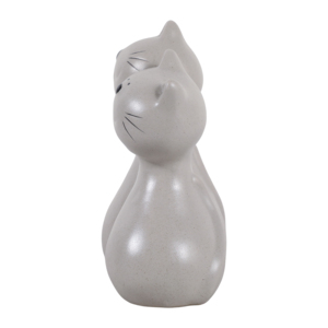 Figurine de chat assis mignonne, sculpture moderne en grès, décoration pour la maison, la salle de bain, l'étagère, le bureau, le salon - Product Image 5