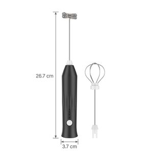Mousseur à lait rechargeable USB-C à 3 vitesses réglables avec 2 têtes, mélangeur de boissons électrique portatif pour café, <span class=keywords><strong>matcha</strong></span>, fouet à œufs - Product Image 6