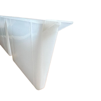 Dadant 47CM Bienenstock-Fütterer Bienenrahmen Bienenstock Wasser- und Futterspender Imkerei Tiefrahmen-Wasserspender für Bienenzucht-Werkzeuge