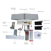 Rabot de table multifonction JJP-5015 rabot de banc de travail du bois électrique rabot de bois plat 220V 1280W
