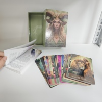 Servicio de Impresión de Cartas Oracle Personalizadas de Fabricante Profesional OEM, Mazo Goddess Whispers con Estuche Rígido y Libro de Instrucciones