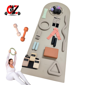 ZJ Customized NEW Ankle Wrist Bangles Barbell Bar Beam Power Ring Silicone Weights Bracelets Yoga Dumbells Pilates Accessories - Product Image 1