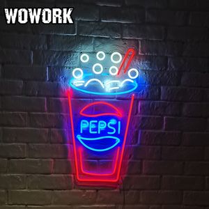 Woworld co-Barra de tienda personalizada, diseño gratis, 12v, tira de neón de <span class=keywords><strong>pepsi</strong></span> <span class=keywords><strong>cola</strong></span>, luz para decoración de tienda - Product Image 1