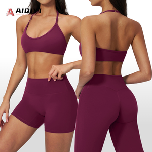 Soutien-gorge de <span class=keywords><strong>sport</strong></span> 2551 antichoc à <span class=keywords><strong>maintien</strong></span> élevé, séchage rapide, en Spandex/Nylon, avec bretelles croisées, ajusté, pour la course en extérieur et le fitness - Product Image 1