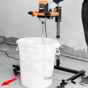 เครื่องผสมสีแบบพกพา 1800W พร้อมขายึดปรับระดับความสูงได้ ใช้สำหรับผสมปูนฉาบ 220V 50HZ มอเตอร์ 1800W ให้กำลังแรง - Product Image 2